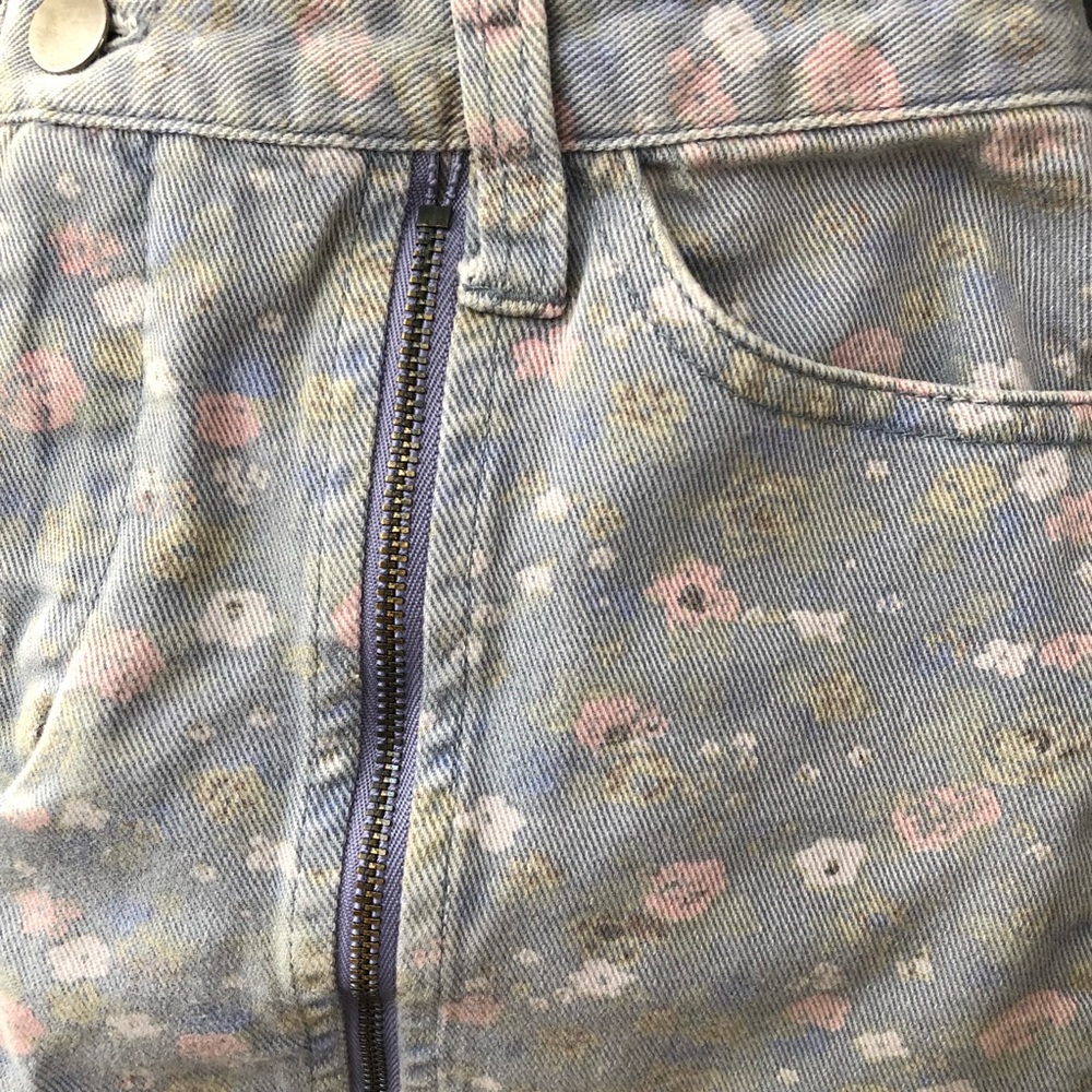 Kimchi Blue High Waist Denim Pencil Skirt - Picture 4 of 4